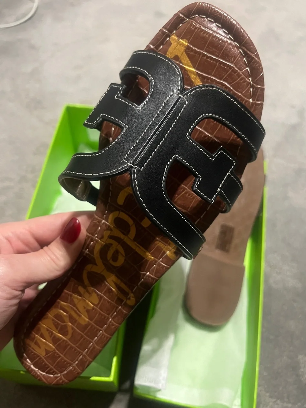 SAM EDELMAN BAY SANDALS - Picture 6 of 7